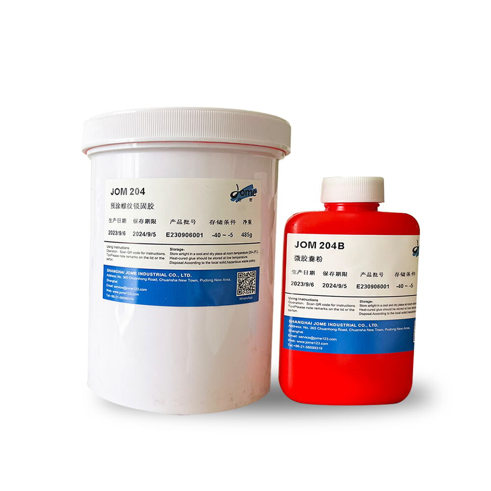 204 Microcapsule pre-coated threaded locking adhesive