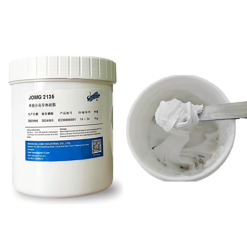 Single-component silicon-based thermal conductive gel (14 W/m-K)