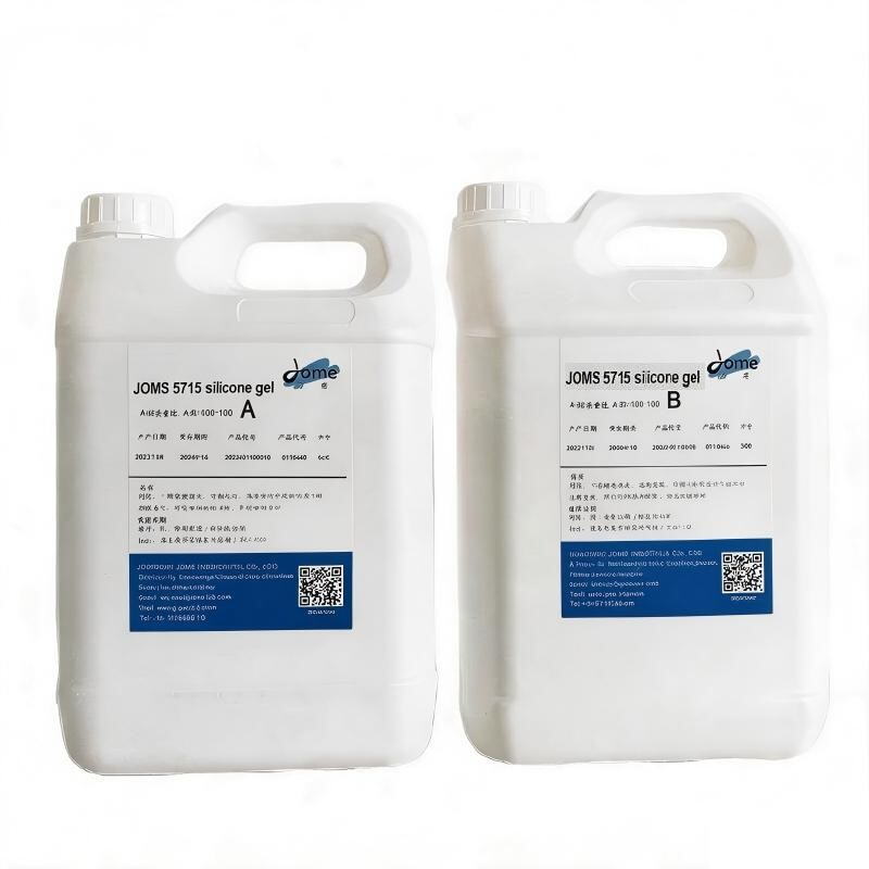 Clear self-repairing encapsulating silicone gel
