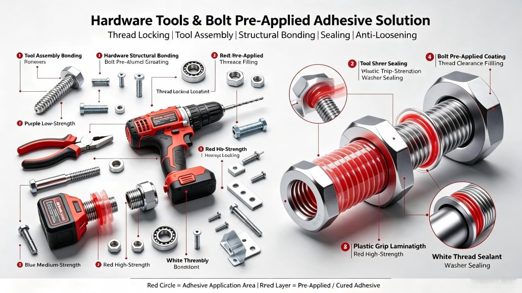 Fastener Bolt Anti-Loosening & Hardware Adhesive Application Solution